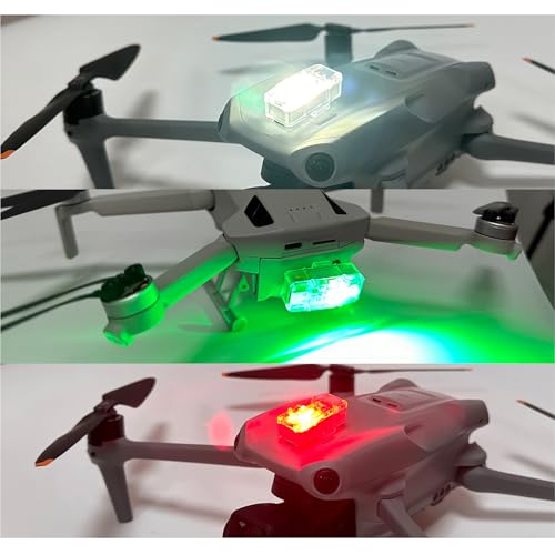 Strobe Light,Night Flying Anti Collision Lights for FAA Drone,LED Flash Lamp for DJI Neo,Flip,Mini 5/3/4 Pro/4K/SE/2,Air 3S/3/2/2S,Mavic 4/3/2,Spark,FPV,Avata 2 360,EVO Accessories(1 PCS)