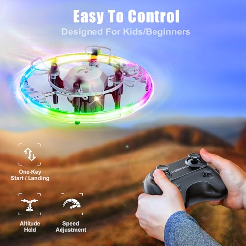 Drones for Kids, 2025 Mini RC Drone Quadcopter with 360 Degree Flip, 90 Degree Surround Flight, 8, 9, 10, 11, 12 Years Old Boys and Girls Ideal Gift Toys