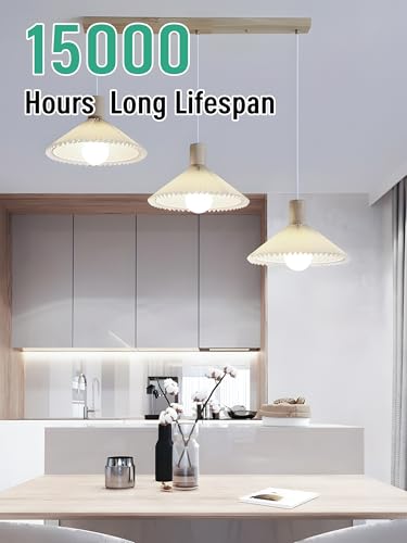 12 Pack LED Light Bulbs 100 Watt Equivalent, A19 15W 5000K Daylight, Super Bright White Light 1500 Lumens, E26 Standard No Flicker Energy Saving Lamp Bulb for Home, Bedroom, Office, Non-Dimmable