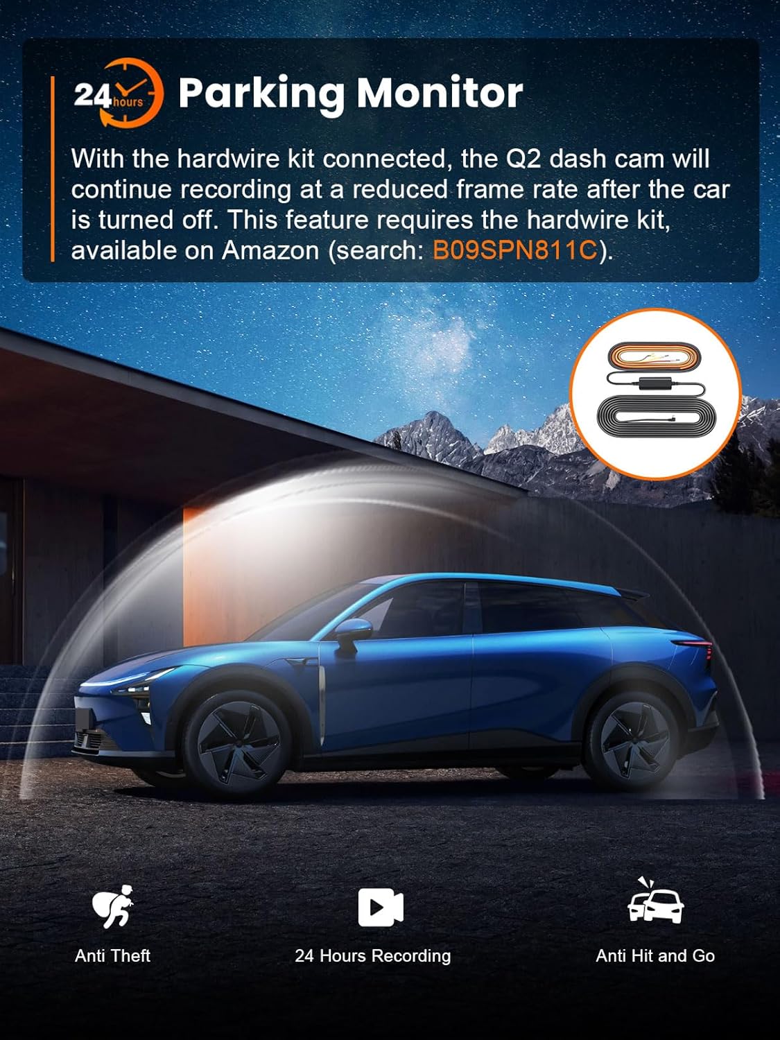 4K Dash Cam Front, Built-in 5G WiFi, 64GB Card Included, Dash Camera for Cars, Mini Dashcam with Super Night Vision, Loop Recording, G-Sensor