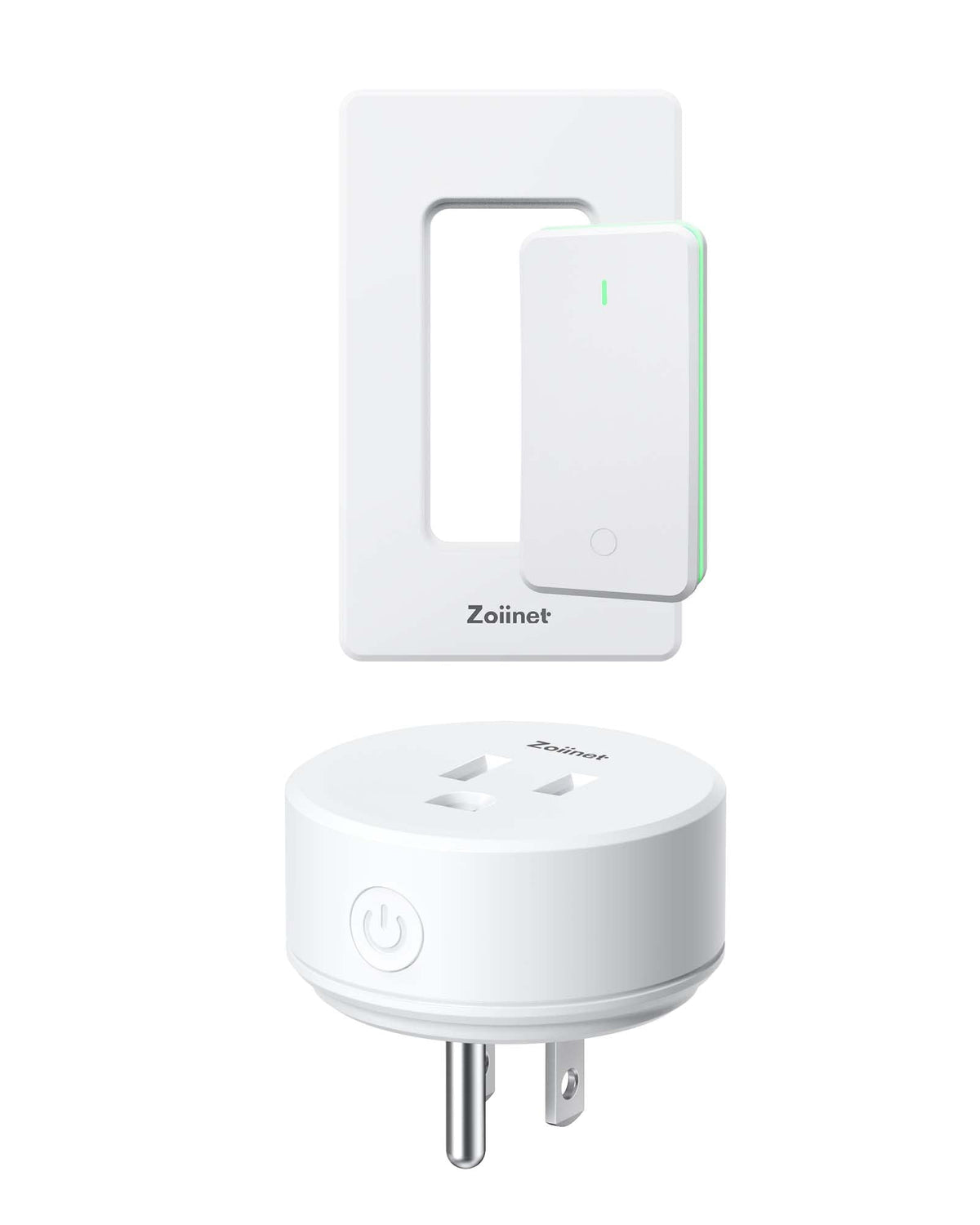 Remote Control Outlet Plug Switch, Buckle Design & Removable Wireless Light Switch, No Wiring Needed, 300 ft, 15A/1500W, Programmable, for Household Appliances