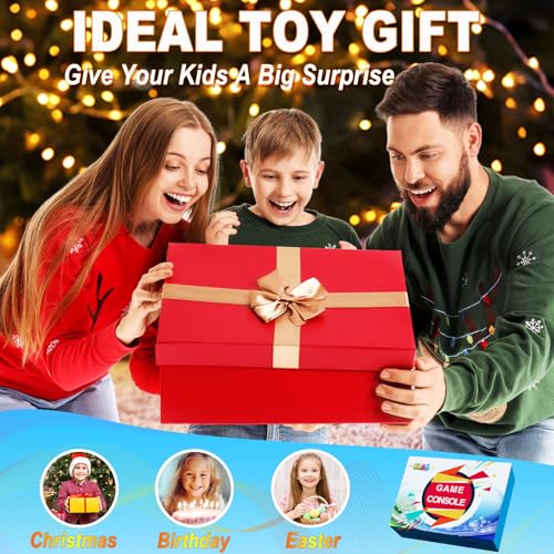 32 Bit Handheld Games for Kids Preloaded 139 Video Games, Portable Video Gaming Player with 3.0" IPS Screen and Rechargeable Battery, Mini Travel Games Electronic Gifts Toys for Boys Girls, Blue
