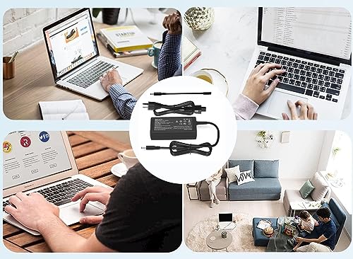 65W/45W Laptop Charger Fit for Dell Inspiron 15 3000 5000 7000 3511 3535 3530 3520 3521 3525 5620 5625 3552 5420 5425 5579 Latitude 3310 3420 3540 Vostro 3425 3520 5630 AC Power Supply Adapter Cord