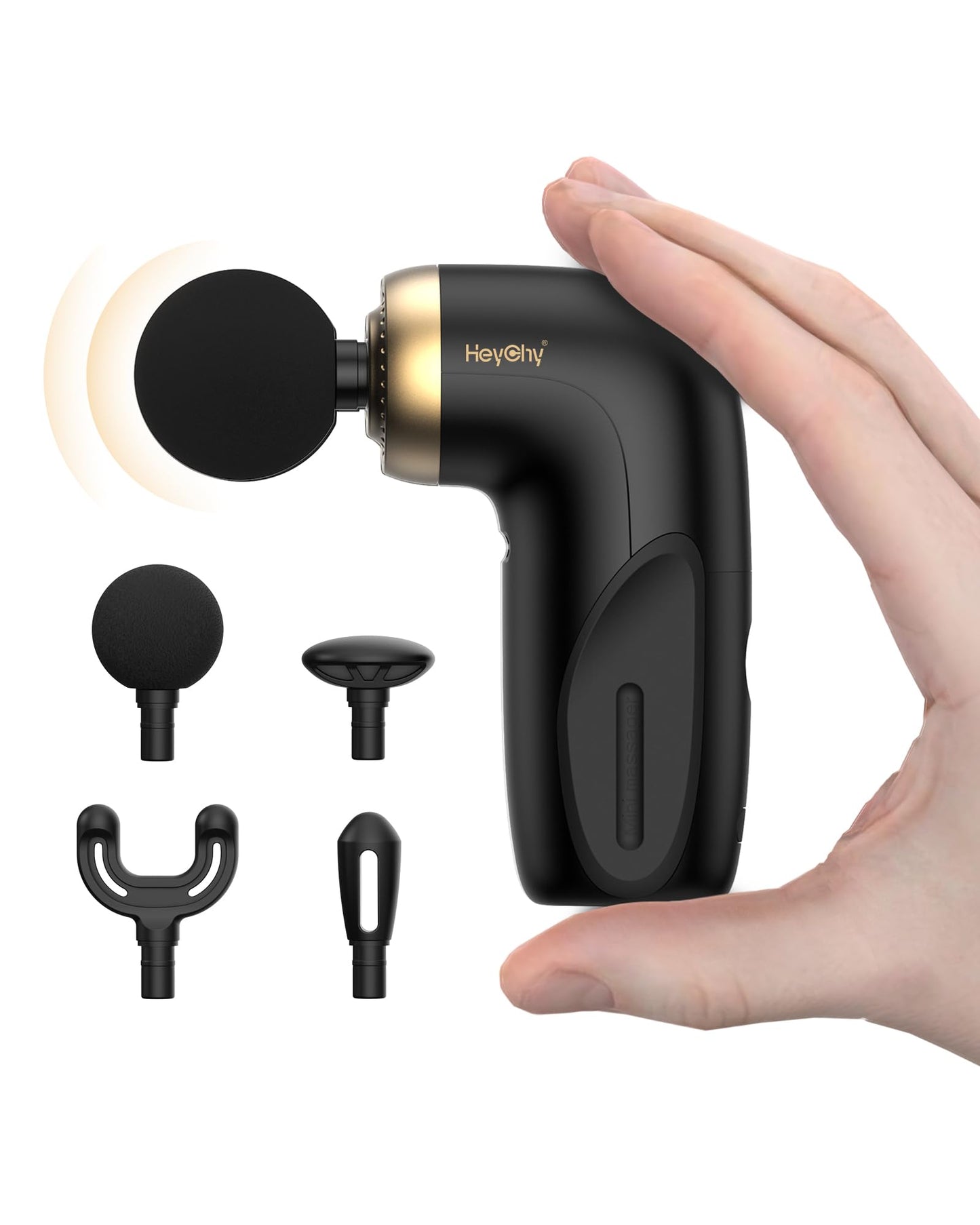 A1 Super Mini Massage Gun, Percussion Deep Tissues Muscle Massager, Travel Massage Gun, Compact Sports Massager, Portable Handheld Massager for Office, Home, Athletes(Black)