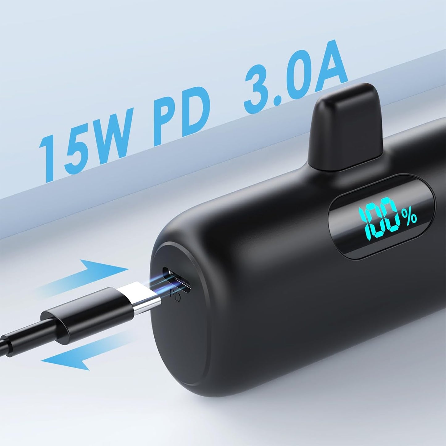 Small Portable Charger for iPhone 5000mAh, PD Fast Charging Power Bank,Mini Battery Pack Portable Phone Charger Travel Essentials for iPhone 14/14 Pro Max/13/13 Pro/12 Pro/11/XS/XR/X/8/7/6/SE Series