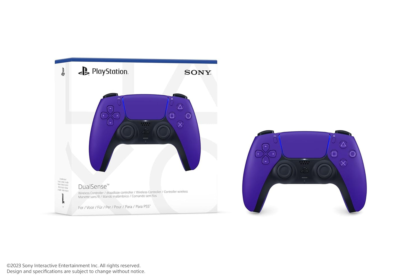 PlayStation DualSense™ Wireless Controller – Galactic Purple - For PS5, PC, MAC & Mobile