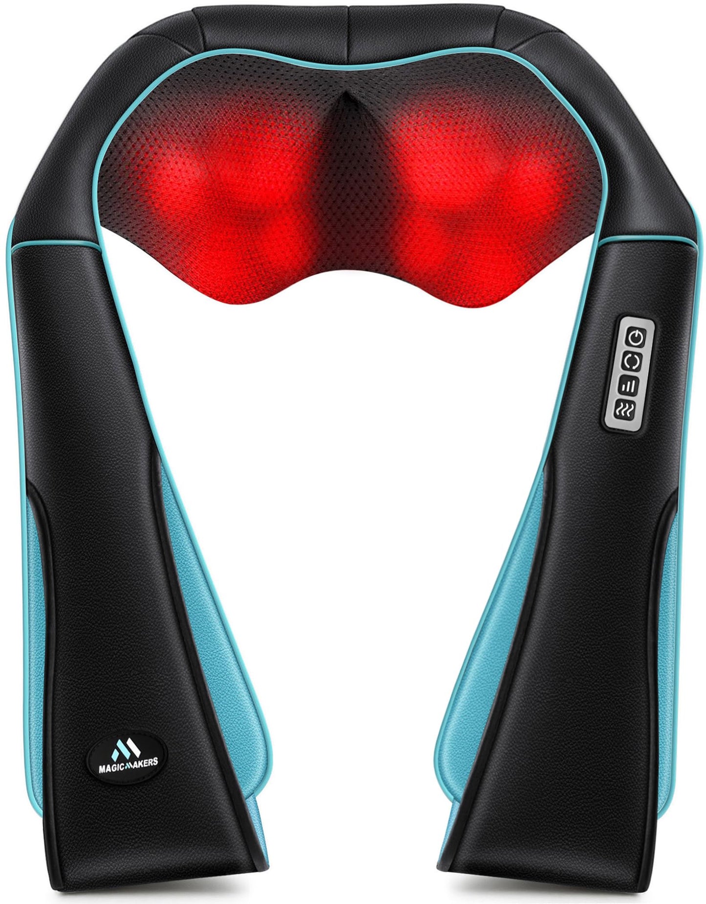 MagicMakers Shiatsu Neck Massager with Heat for Pain Relief Deep Tissue – Valentine's Day Gifts for Him, Her | Ideal for Men, Women, Mom & Dad – Amazing Back & Shoulder Relief from Daughter or Son