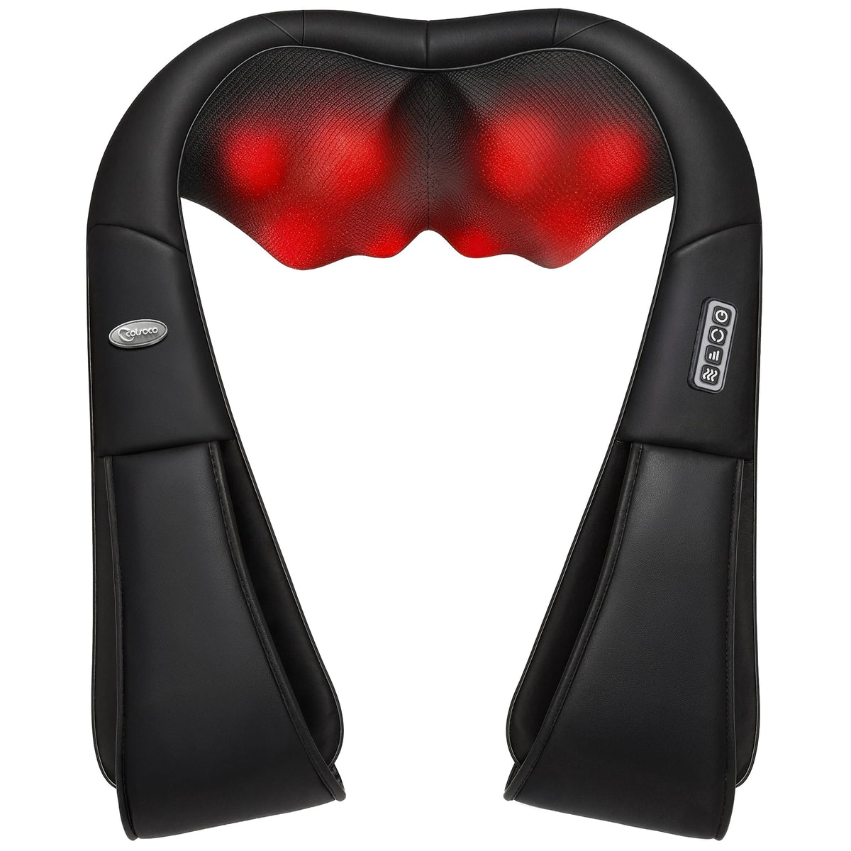 Shiatsu Neck & Shoulder Massager with Heat – 3D Kneading Massage Pillow for Full Body Relaxation, Home, Office & Car Use (Gift for Men & Women)