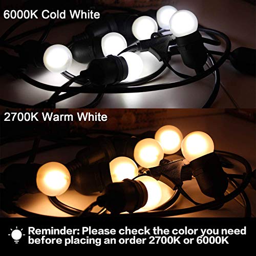 G40 1.5w Low Wattage Led Bulb Equivalent 15 Watt Standard E26 Base G14 Small Low Power Light Bulb, Frosted, Warm White 2700k, CRI 90 (Pack of 2)