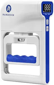 Grip Strength Tester 265lb/120kg, Digital Hand Dynamometer with Backlit LCD for Grip Strength Testing and Training