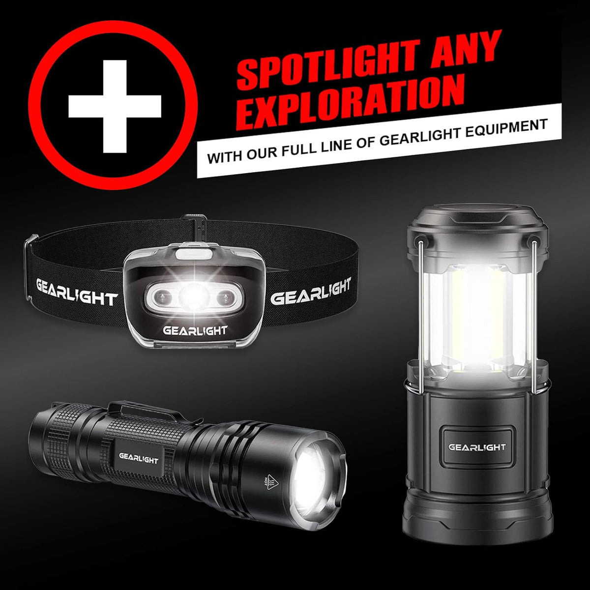 LED Flashlight High Lumens, Mini Tactical LED Flashlight 2 Pack, 5 Modes Zoomable Beam, Battery Powered (Batteries Not Included) for Camping, Hunting
