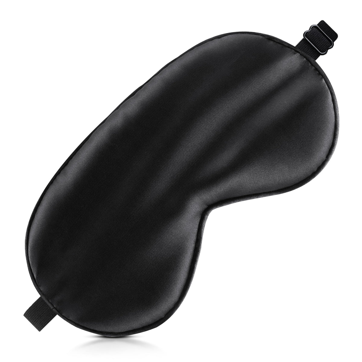 Sleep Mask Silk Eye Mask for Men Sleeping Mask, Adjustable Elastic Strap for Night Shading Sleep Mask, Soft and Comfortable for Both Men (Black)