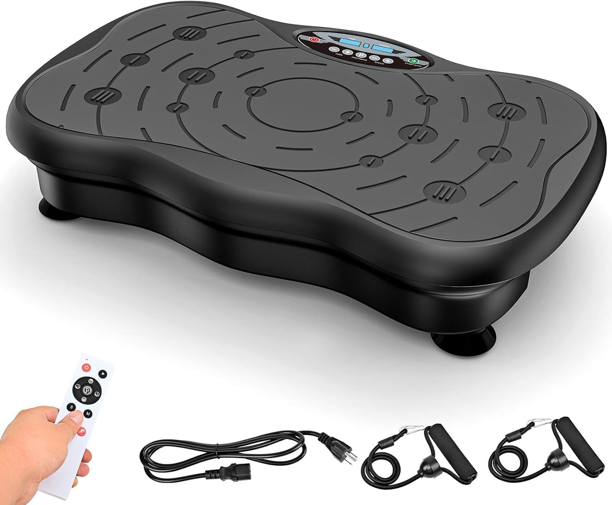 Vibration Plate Exercise Machine, Whole Body Workout Vibration Fitness Platform, Home Training Equipment