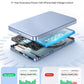 10,000mAh for MagSafe Power Bank Ultra Slim, Magnetic Wireless Charger with USB-C Cable, Fast Charging Portable Battery (Blue)