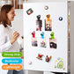 12 Pack Chip Clips Bag Clips, Magnetic Bag Clip for Food Storage Heavy Duty, Plastic Food Clip for Chips, Snack, Kitchen, Refrigerator, Garden, Sewing