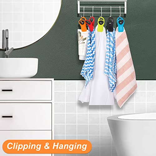12 Pack Chip Clips Bag Clips, Magnetic Bag Clip for Food Storage Heavy Duty, Plastic Food Clip for Chips, Snack, Kitchen, Refrigerator, Garden, Sewing