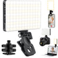 120 LED Selfie Light for iPhone, Portable Phone Light with Clip & Camera Tripod Adapter - 5000mAh Rechargeable, 3 Lighting Modes