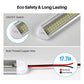 12v LED Interior Light Bar, CT CAPETRONIX 120LEDs 1500LM 8W DC 12 Volt led Strip Lights with ON/Off Switch, for Enclosed Cargo Trailer (4Pack)