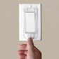 2 Light Switch Guard Cover, Baby Proof Wall Switch Cover Guard for Rocker Light Switch Protects Your Lights or Circuits from Being Accidentally Turned
