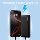 2 Pack Portable Charger, Slimmer 10000mAh Power Bank, USB C in&Out Fast Charging Battery Pack, Portable Power Bank (Black)