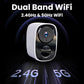 2K Security Cameras Wireless Outdoor, Free Cloud Storage, 1-6 Months Battery Life, Waterproof, 2-Way Talk