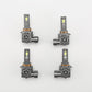 Latest 9005 9006 LED Bulbs, 100,000LM Brightness Hi/Low Beam, 85000+ Hours Long Service Life, 6500K Cool White, Real 1:1 Halogen Size 9005/HB3 9006/HB4 Fog Lights, Plug N Play, Pack of 2