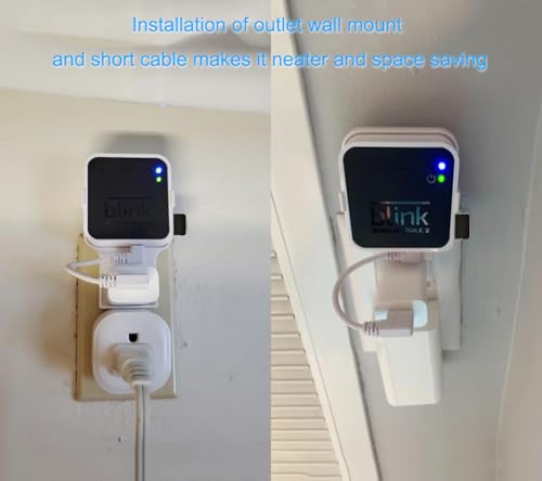 256GB USB Flash Drive & Outlet Wall Mount for Blink Sync Module 2 (Module Not Included)