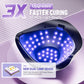 268W UV LED Nail Lamp, UV Light for Gel Nails with 57 Beads, Nail Dryer with 4 Timer Setting & LCD Touch Display, Professional Nail Lamp