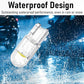 30 PCS Car 194 LED Bulbs, 168 2825 W5W T10 Wedge COB LED Replacement Bulb, 6000K License Plate Light Bulb, Error Free Interior Bulb (White)
