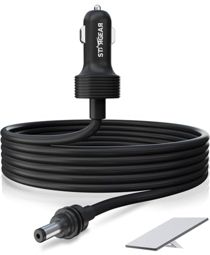 Starlink Mini Cable 12V Power Cable 3M/10FT, Starlink Mini Accessories 16AWG Cigarette Lighter to DC Cord, 12V-48V Car Charger Car Adapter (3M)