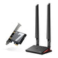 TP-Link WiFi 7 BE9300 PCIe WiFi Card for Desktop PC(Archer TBE550E), Tri-Band Wireless Adapter, Bluetooth 5.4, Multicolor Status LED, Supports AMD/Intel Motherboard, Not Compatible with Windows 10