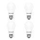 Sylvania LED Light Bulb, 60W Equivalent A19, Efficient 8.5W, Medium Base, Frosted Finish, 800 Lumens, Soft White - 4 Pack (73888)