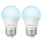 LED Refrigerator Light Bulb, 40 Watt Equivalent, 120V, Fridge Light Bulb 5000K Daylight White, A15 Appliance Bulb 5.5W for Freezer, 650LM, E26 Standard Base, 120V, Non-Dimmable, 2 Pack