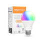 Basics Smart A19 LED Light Bulb, Color Changing, 9W (60W Equivalent), 800LM, Works with Alexa Only, WiFi 2.4 GHz, No Hub Required, Mood Lighting, Energy Efficient, 1-Pack