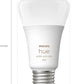 Philips Hue A19 LED Smart Light Bulb - White and Color Ambiance - 60W Indoor Light Bulb - Control with Hue App - Works with Alexa, Google Assistant and Apple Homekit - 3 Pack