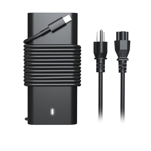 65W Type C USB C Laptop Charger Compatible with Dell Latitude Computer 5530 5420 5430 5520 5540 7430 7420 7440 7340 7530 7330 7320,Inspiron 14 7425 16 7620 XPS 2in1 Chromebook 3100 Power Adapter Cord