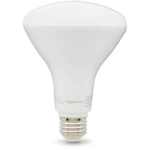 Basics BR30 LED Light Bulbs, 65W Equivalent, 11W Energy Efficient, E26 Standard Base, Soft White 2700K, Dimmable, 10,000 Hour Lifetime, 6-Pack