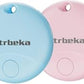 Ultrbeka Tracker 4 Pack Bluetooth Item Finder for iPhone – MFi Certified Smart Tracker Compatible with Apple Find My, Replaceable Battery, IP67 Waterproof Key Finder for Keys, Wallet, Luggage