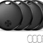 Smart Tracker Tag Item Finder 4Pack, Compatible with Apple Find My APP (iOS Only), IP67 Waterproof, Replaceable Battery, Suitable for Luggage, Bags, Wallets, Backpacks, Keys (weTag mini)