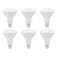 Basics BR30 LED Light Bulbs, 65W Equivalent, 11W Energy Efficient, E26 Standard Base, Soft White 2700K, Dimmable, 10,000 Hour Lifetime, 6-Pack