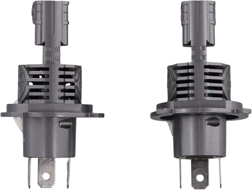 Latest H4/9003/HB2 Bulbs, 50,000LM Brightness Hi/Low Beam, 6500K Cool White, 1:1 Halogen Size Automotive Replacement H4 9003 Fog Lights, Plug-N-Play, IP68 Waterproof, Pack of 2