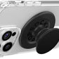 PopSockets Phone Grip for MagSafe, Magnetic Holder, Phone Stand, Black - Black