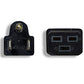 NEMA 5-15P to IEC 320 C19 Power Cord Extension, 14AWG, 15A 125V, 6ft – For IEC C19 Inlet Equipment Only (Not C13 / Not 20A Devices)