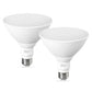 LED Flood Light Bulbs, PAR38 Outdoor Flood Light Bulb 5000K,13W 100W Equivalent, Daylight White LED Floodlight Dimmable, Waterproof for Porch Yard Garage, E26 Base, 15,000 Hrs, 2 Pack