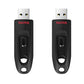 SANDISK 64GB 2-Pack Ultra USB 3.0 Flash Drive (2x64GB) - SDCZ48-064G-GAM462, Black