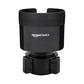 Basics Car Cup Holder Expander with Adjustable Base, Securely Holds Large Bottles 3.4 to 3.8 in Diameter, Compatible with Yeti, Hydro Flask, Easy Installation, Black