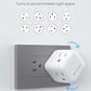 TROND Multi Wall Outlet Extender - Sideways Plug Adapter with 3 Electrical Sockets, 360 Rotating Plug to Turn the Horizontal to Vertical Outlet for Plugging Air Freshener, Cat Calming, Night Light