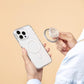 PopSockets Phone Grip for MagSafe, Magnetic Holder, Phone Stand, Clear - Clear Glitter