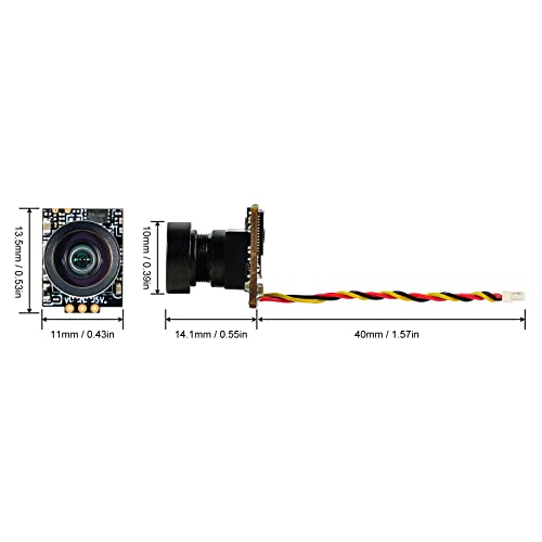 BETAFPV C03 FPV Micro Camera 1/3'' CMOS Sensor 1200TVL with Global WDR 2.1mm Lens 160° FOV NTSC 4:3 for Indoor Micro Whoop Drone Quadcopter Like Meteor Series Drones and BETAFPV Micro Canopy