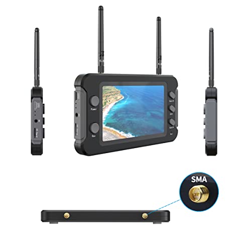 SoloGood FPV Monitor 4.3inch with DVR 5.8Ghz 40CH 800 x 480 IPS Drone Receiver Monitor for FPV Drone RC Cars